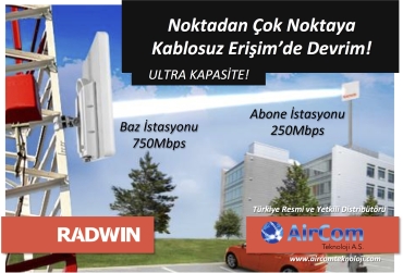 AirCom'dan Noktadan Çok Noktaya, Ultra Kapasite!